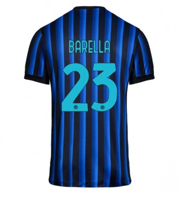 Inter Milan Nicolo Barella #23 Hjemmebanetrøje 2025-26 Kortærmet